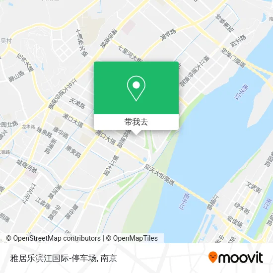 雅居乐滨江国际-停车场地图
