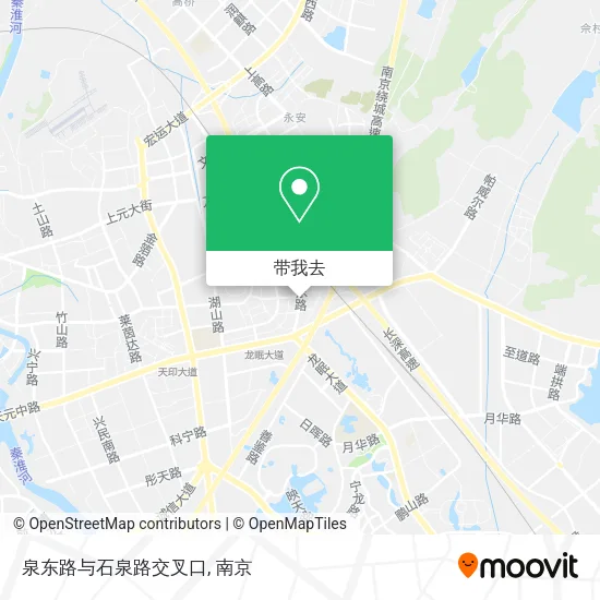 泉东路与石泉路交叉口地图