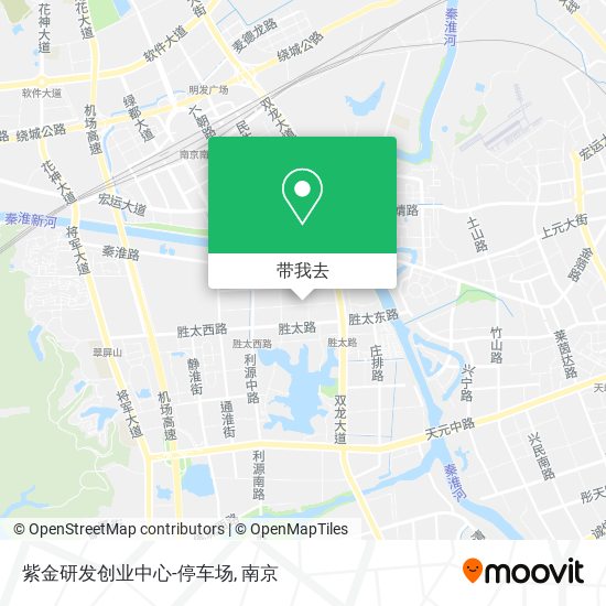紫金研发创业中心-停车场地图
