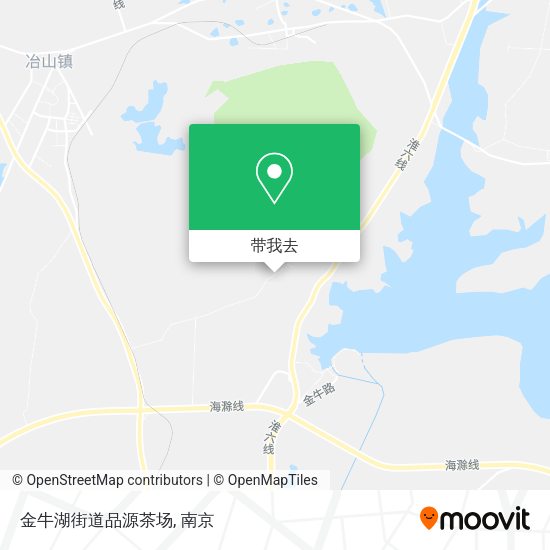 金牛湖街道品源茶场地图