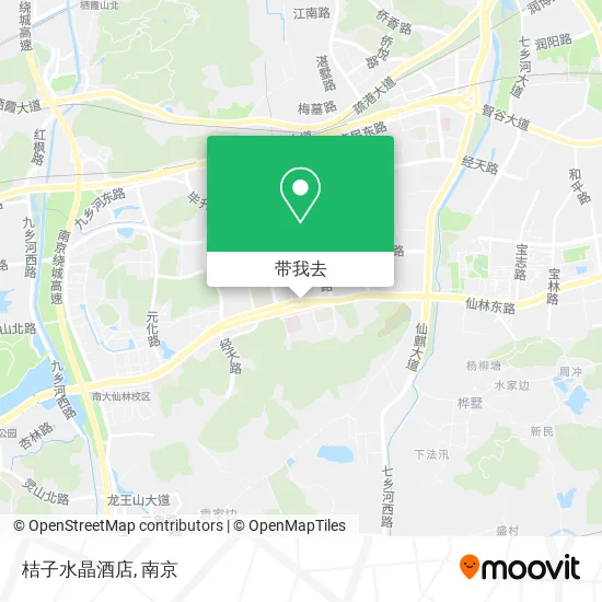 桔子水晶酒店地图