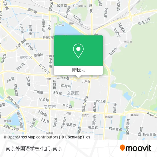南京外国语学校-北门地图