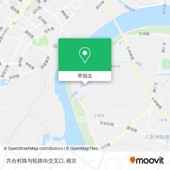 共合村路与轮路街交叉口地图