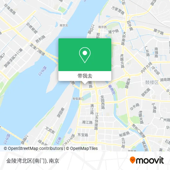 金陵湾北区(南门)地图