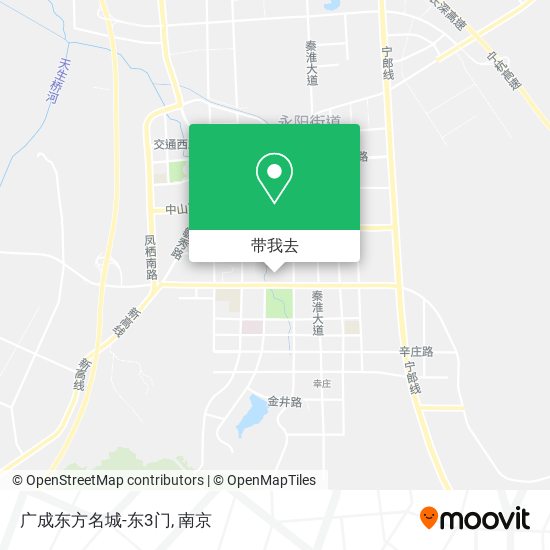 广成东方名城-东3门地图