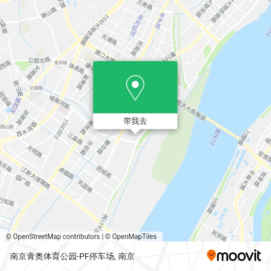 南京青奥体育公园-PF停车场地图