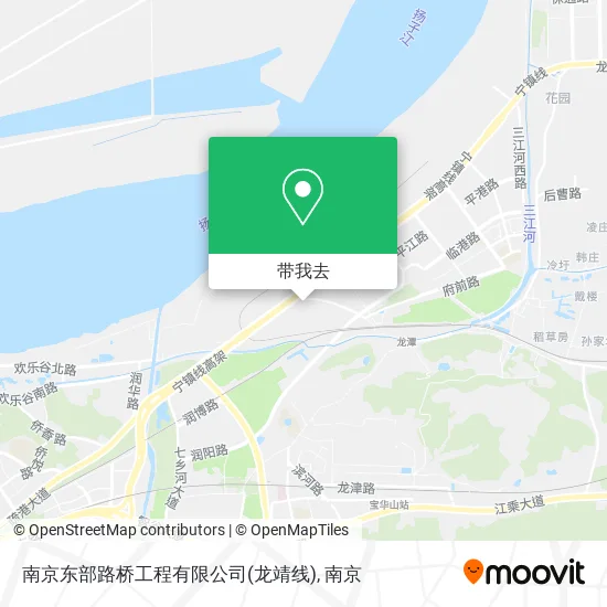 南京东部路桥工程有限公司(龙靖线)地图