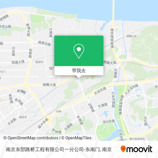 南京东部路桥工程有限公司一分公司-东南门地图