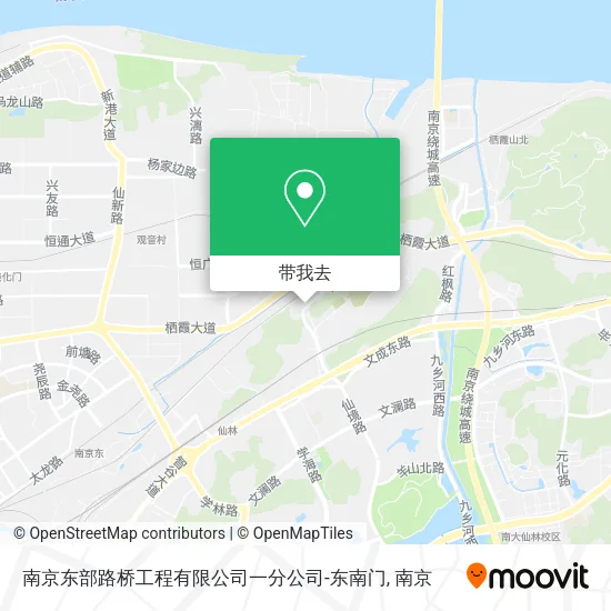 南京东部路桥工程有限公司一分公司-东南门地图
