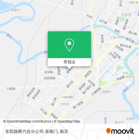 东部路桥六合分公司-东南门地图