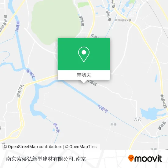 南京紫侯弘新型建材有限公司地图