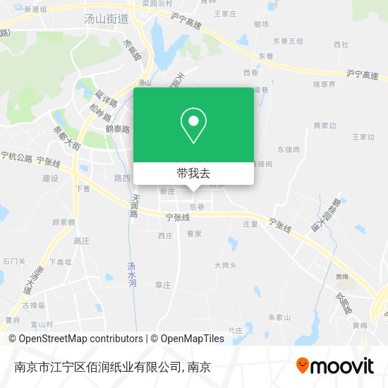 南京市江宁区佰润纸业有限公司地图