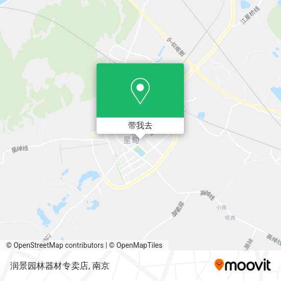 润景园林器材专卖店地图