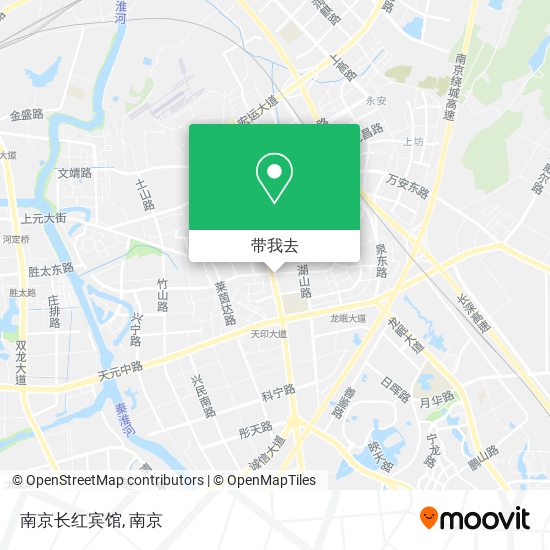 南京长红宾馆地图