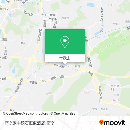 南京紫丰锁石度假酒店地图