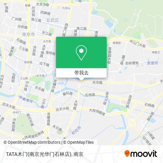 TATA木门(南京光华门石林店)地图
