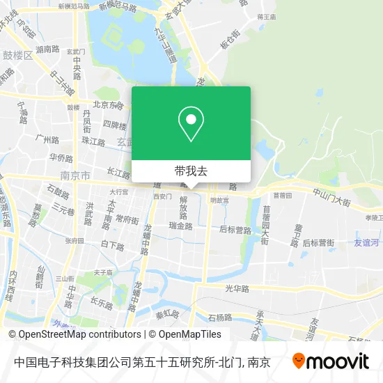 中国电子科技集团公司第五十五研究所-北门地图
