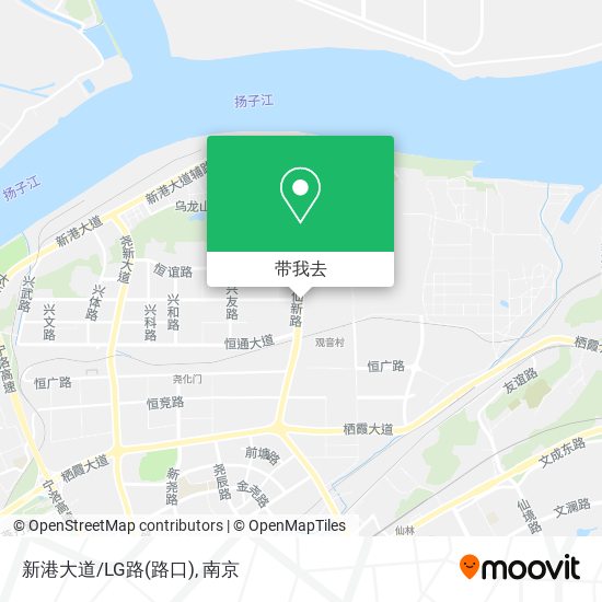 新港大道/LG路(路口)地图