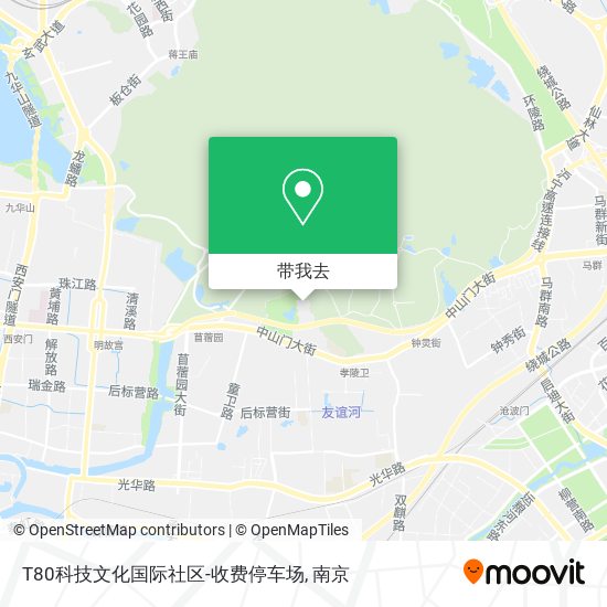 T80科技文化国际社区-收费停车场地图