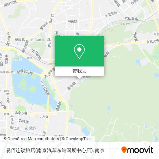 易佰连锁旅店(南京汽车东站国展中心店)地图
