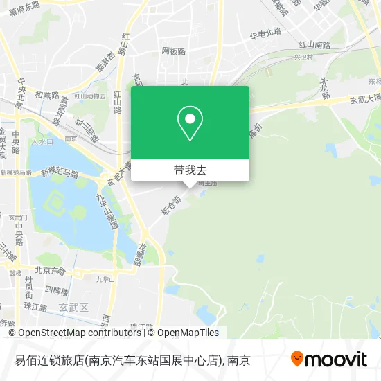 易佰连锁旅店(南京汽车东站国展中心店)地图