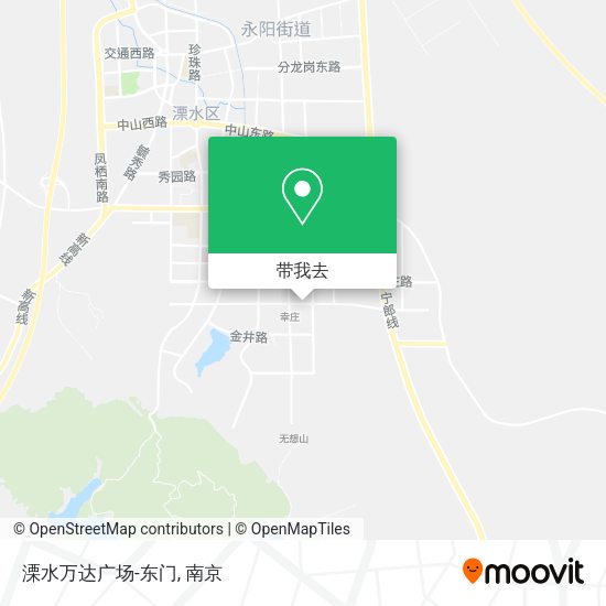 溧水万达广场-东门地图