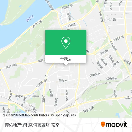 德佑地产保利朗诗蔚蓝店地图