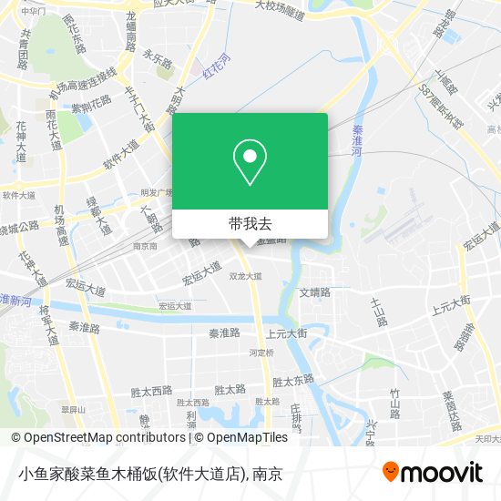 小鱼家酸菜鱼木桶饭(软件大道店)地图