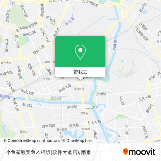 小鱼家酸菜鱼木桶饭(软件大道店)地图