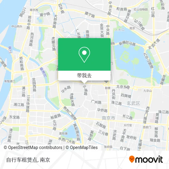 自行车租赁点地图