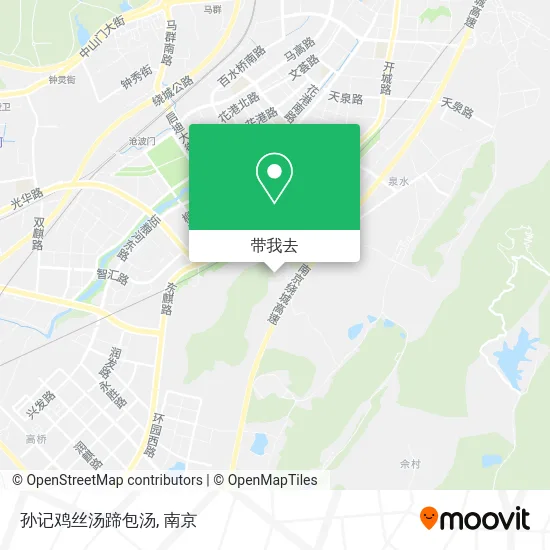 孙记鸡丝汤蹄包汤地图
