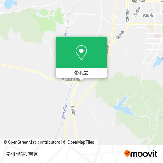 秦淮酒家地图
