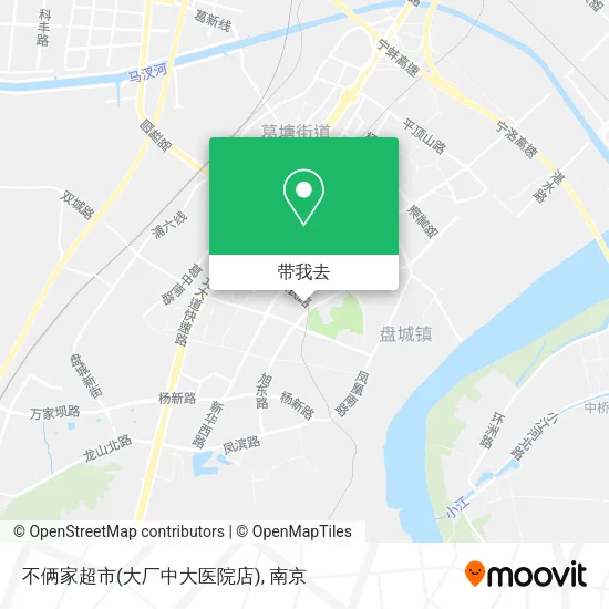 不俩家超市(大厂中大医院店)地图