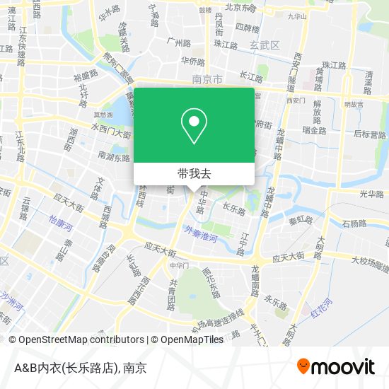 A&B内衣(长乐路店)地图