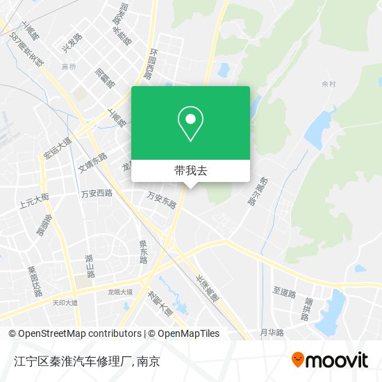 江宁区秦淮汽车修理厂地图