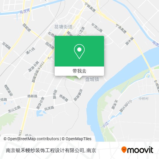 南京银禾幔纱装饰工程设计有限公司地图