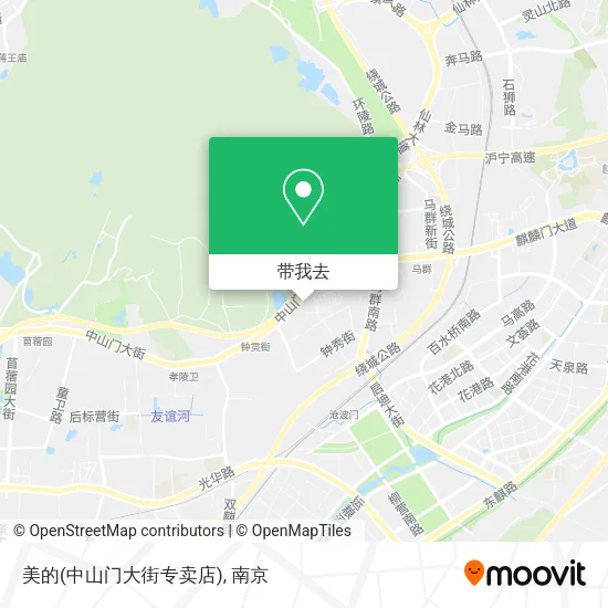 美的(中山门大街专卖店)地图