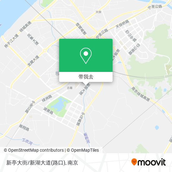 新亭大街/新湖大道(路口)地图