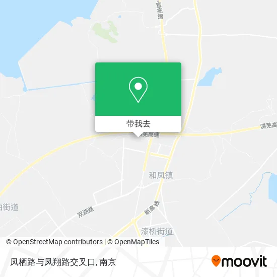 凤栖路与凤翔路交叉口地图