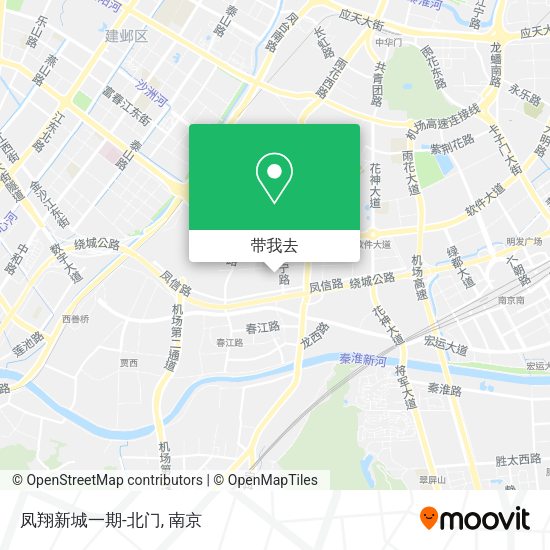 凤翔新城一期-北门地图