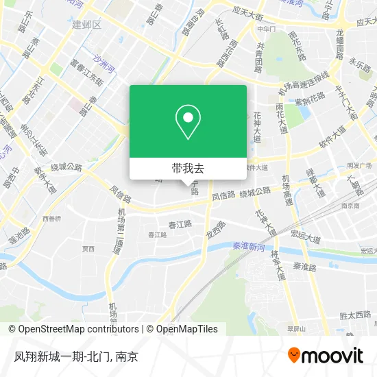 凤翔新城一期-北门地图