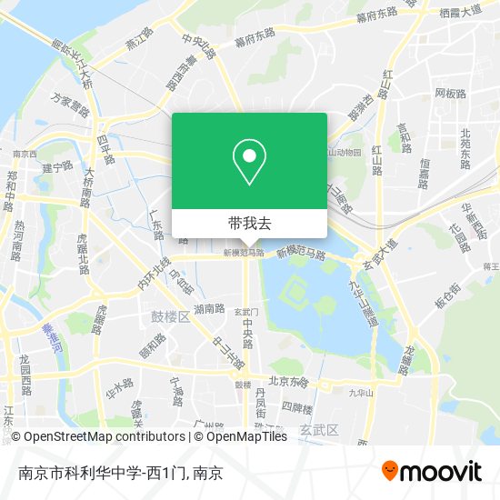 南京市科利华中学-西1门地图