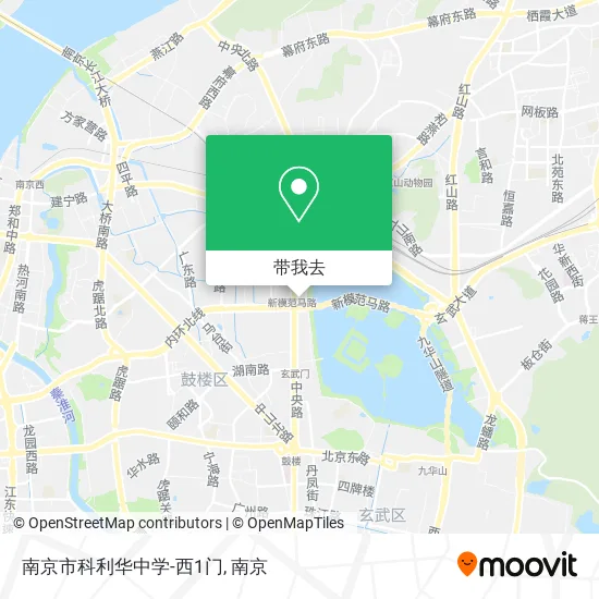 南京市科利华中学-西1门地图