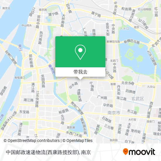 中国邮政速递物流(西康路揽投部)地图