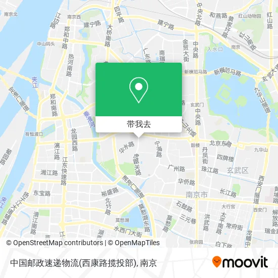 中国邮政速递物流(西康路揽投部)地图