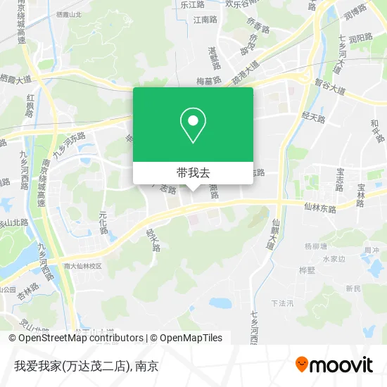 我爱我家(万达茂二店)地图