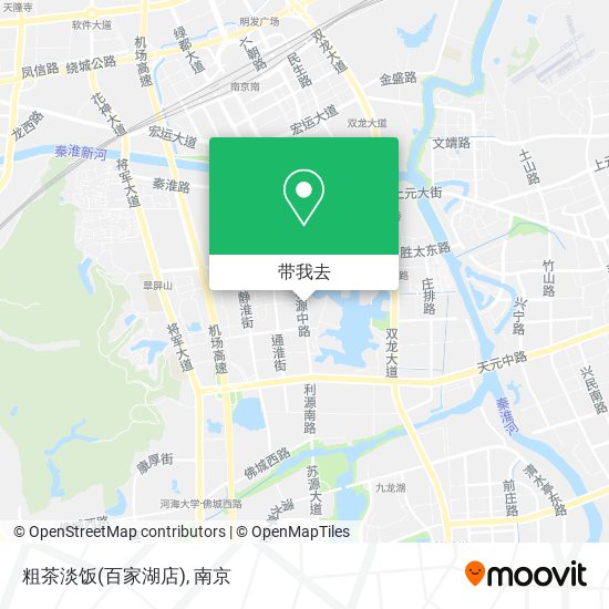 粗茶淡饭(百家湖店)地图