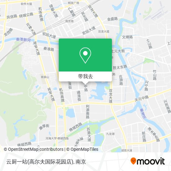 云厨一站(高尔夫国际花园店)地图