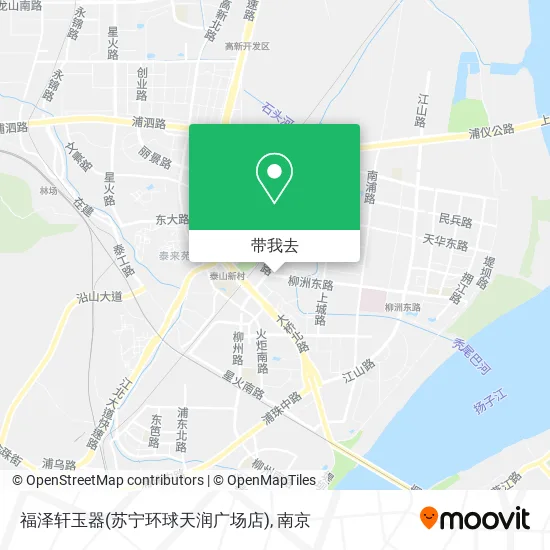 福泽轩玉器(苏宁环球天润广场店)地图