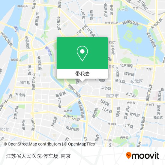江苏省人民医院-停车场地图